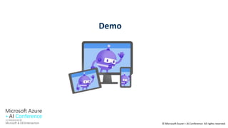 © Microsoft Azure + AI Conference All rights reserved.
Demo
 