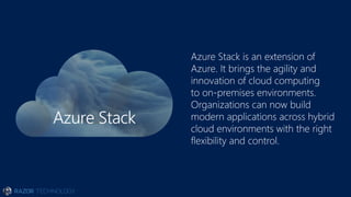 Microsoft Azure Stack Introduction Overview and tp3 release | PDF