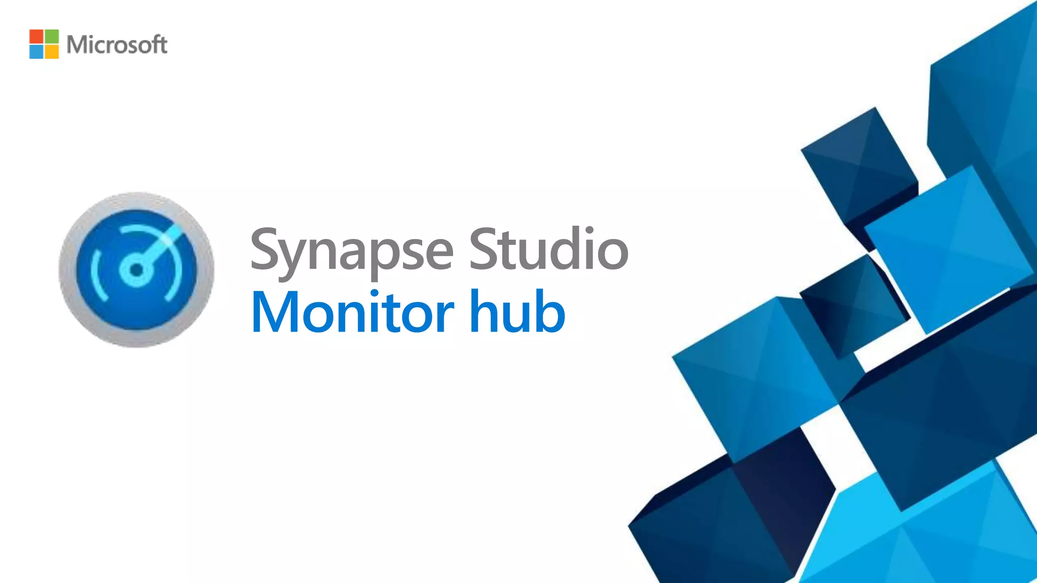 Synapse Studio
Monitor hub
 