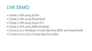 Everything you need to know about Azure Virtual Machines | PPTX