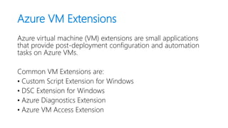 Everything you need to know about Azure Virtual Machines | PPTX