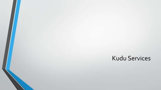 Kudu Services
 