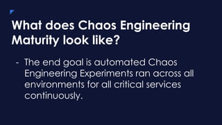 Introduction to Chaos Engineering with Microsoft Azure | PDF