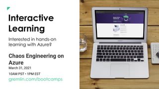 Introduction to Chaos Engineering with Microsoft Azure | PDF