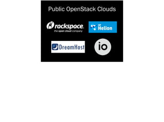 Public OpenStack Clouds
 