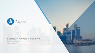 European Payments Initiative
Fintech Belgium
24/06/2021
 