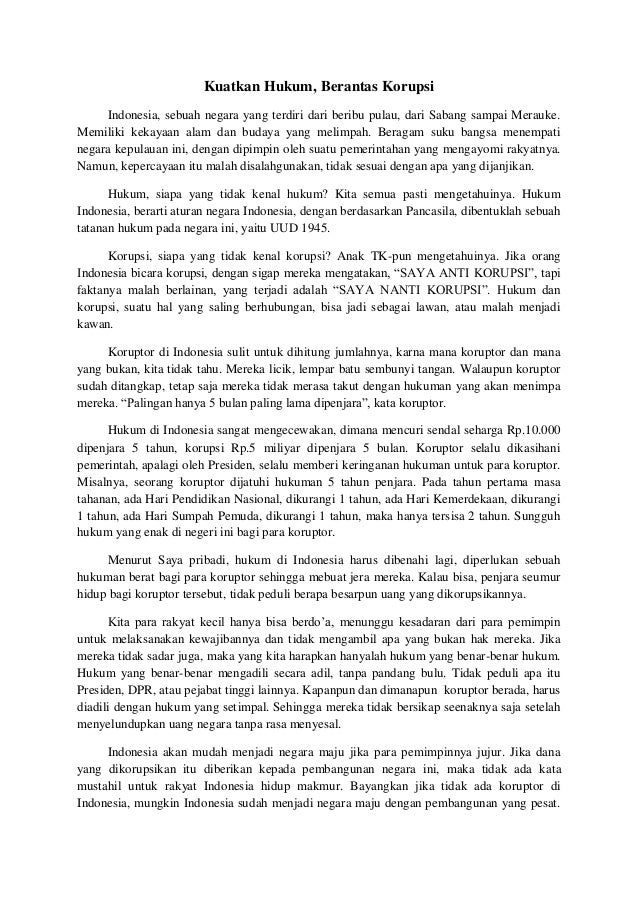 contoh introduction essay bahasa indonesia