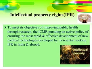 ICMR Guidelines: Presenter :Raj Kishor [CRC], Tech Observer The global CRO.