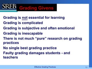 Grading Issues B. moore 12 fixes for broken grades | PPTX
