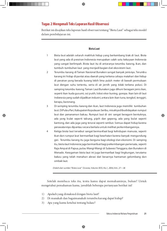 Buku Bahasa Indonesia 7 SMP/MTs Siswa