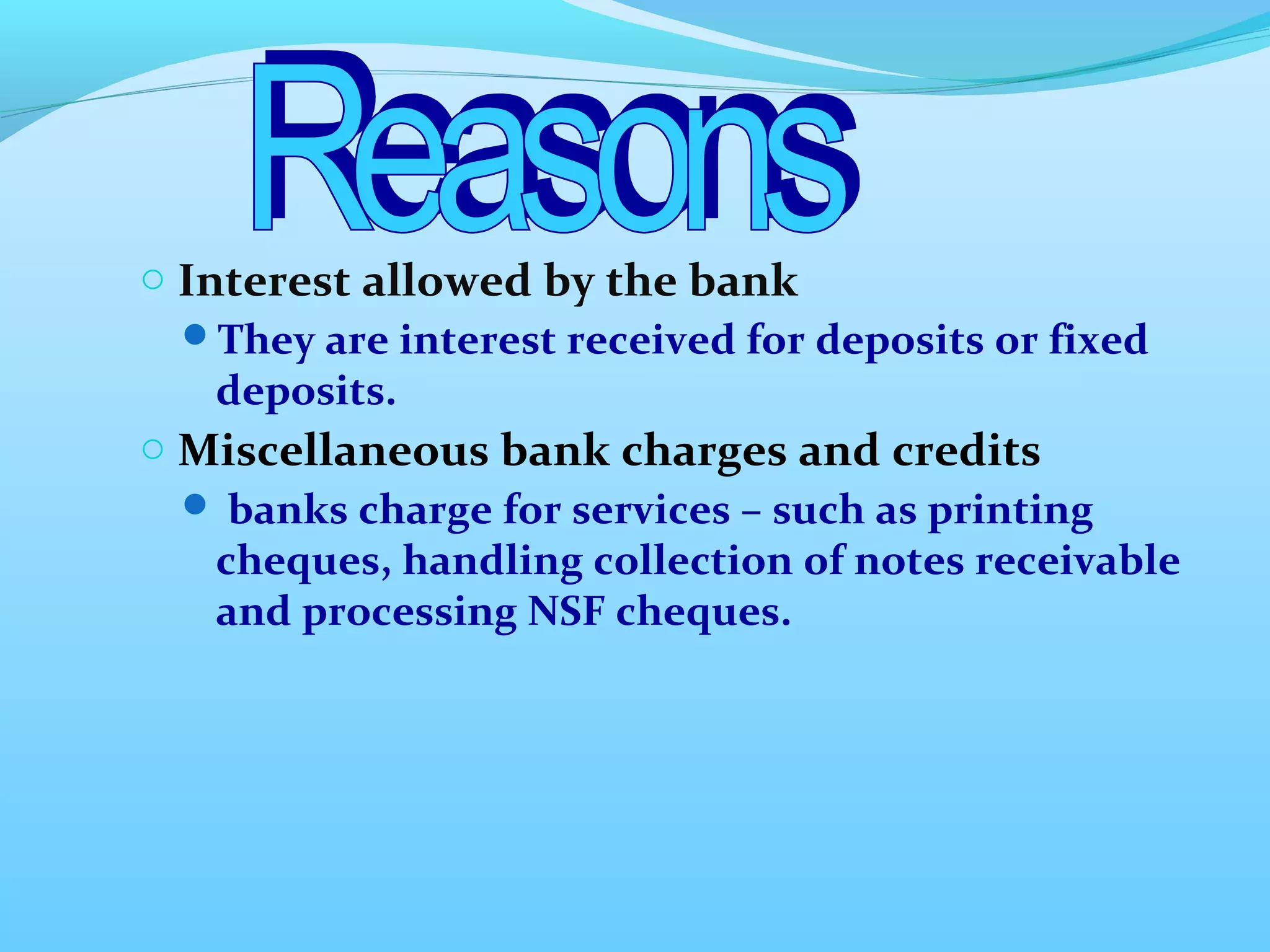 Bank Reconciliation Statement | PPT
