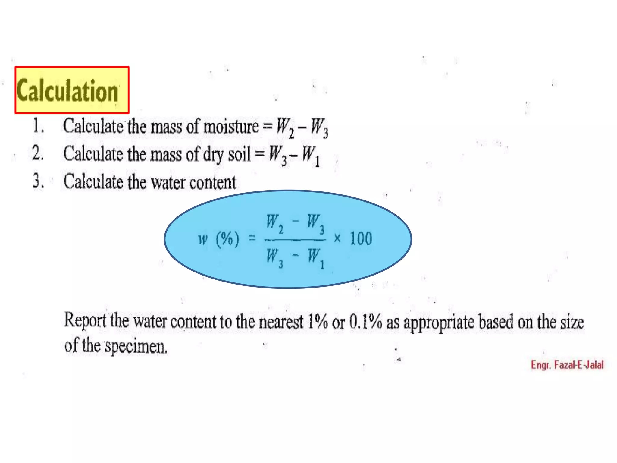 B. water content & sp. gravity