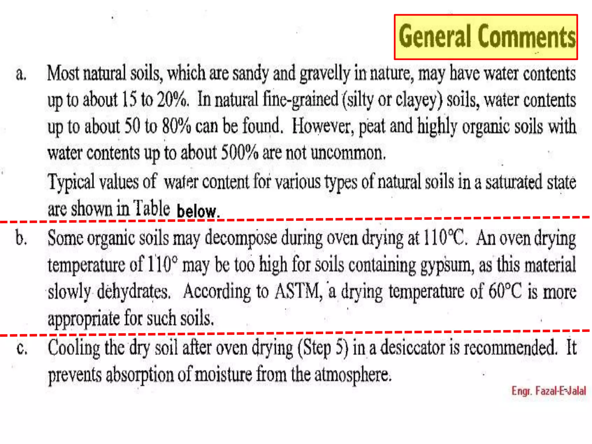 B. water content & sp. gravity