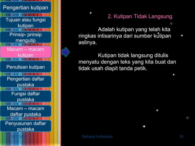 Kutipan dan daftar pustaka