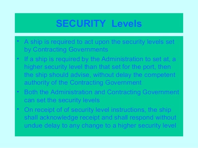 b security levels security levels