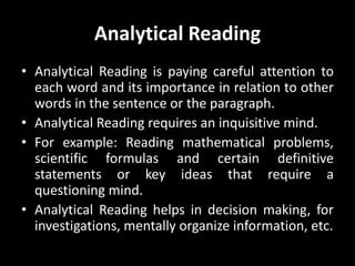 B.tech i ecls_u-3_reading & comprehension | PPTX