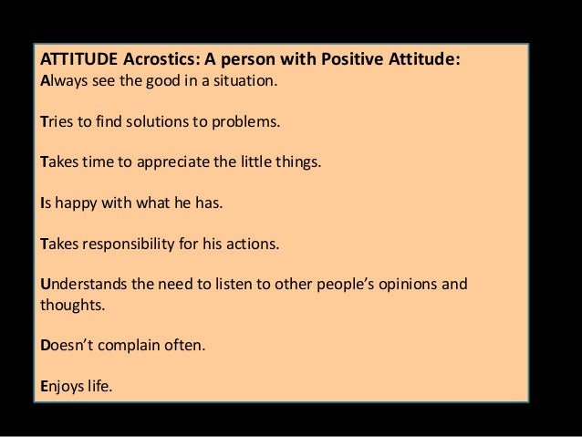 B.sc i ecls_u-4_positive attitude and outlook