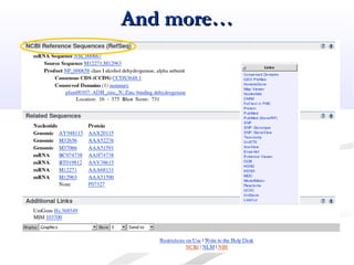 And more…And more…
 