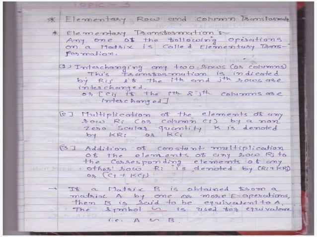 B.tech semester i-unit-iv_matrices and determinants | PPTX