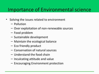 B.tech. i es unit 1 environment ecology and ecosystem