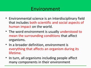 B.tech. i es unit 1 environment ecology and ecosystem