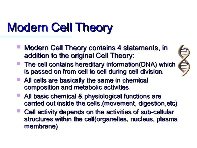 cell theory definition