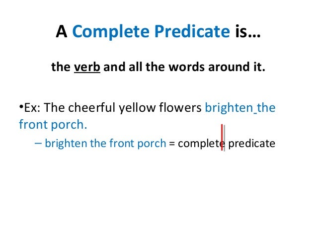 B.sc ii unit i subject and predicates