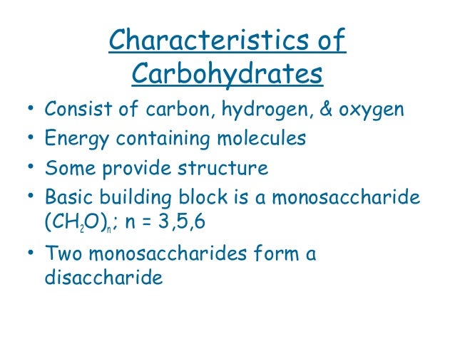 B.Sc. Biochem II Biomolecules I U 1 Carbohydrate