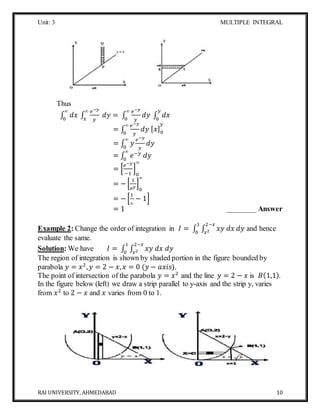 B.tech ii unit-3 material multiple integration | DOCX