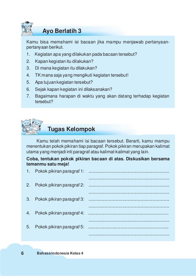 Bahasa Indonesia Kelas 4