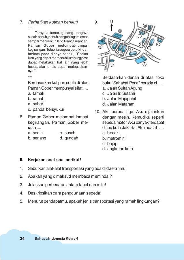 Bahasa indonesia kelas 4