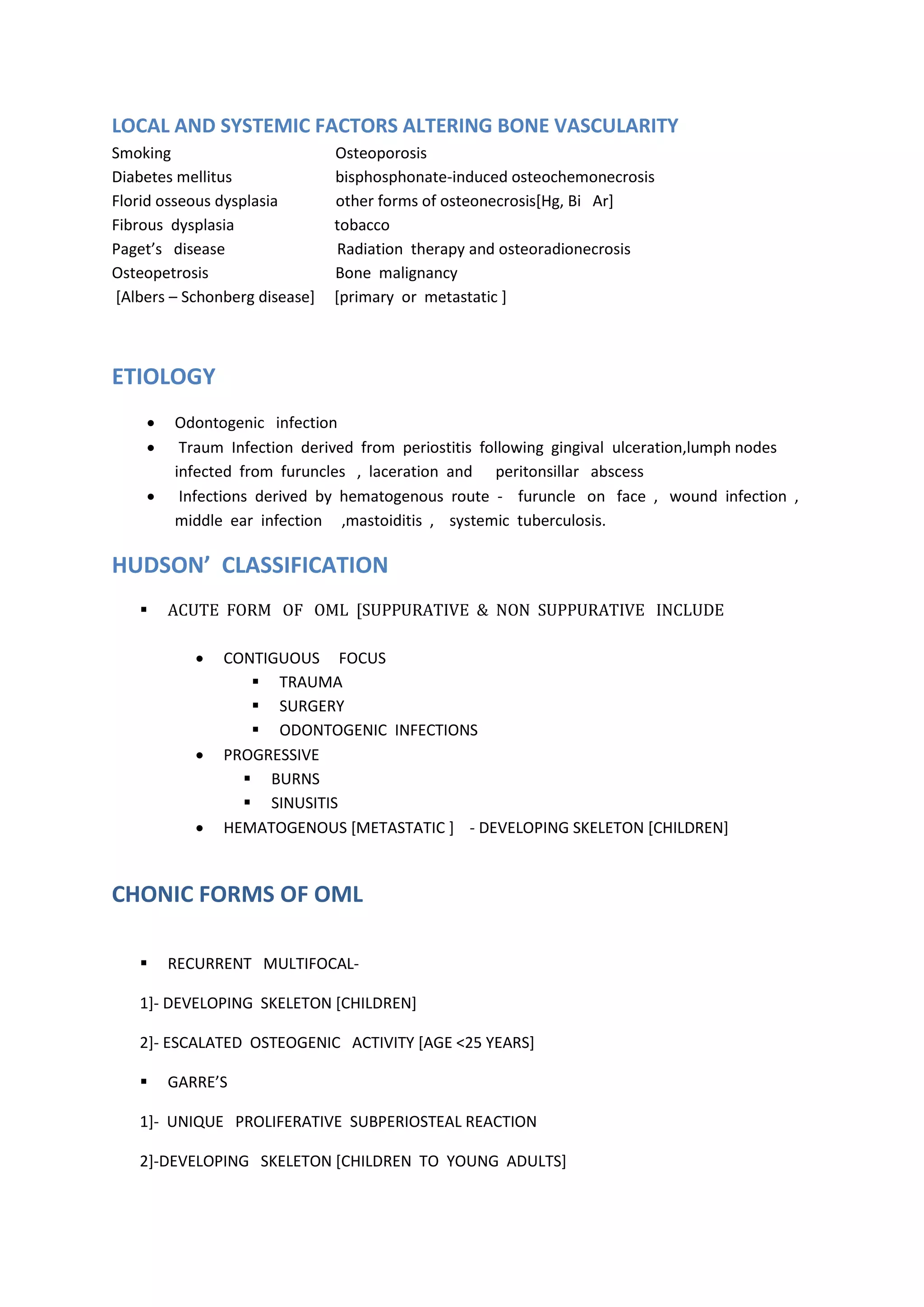 Osteomyelitis of bone | PDF