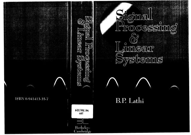 B P Lathi Signal Processing And Linear Systems Berkeley