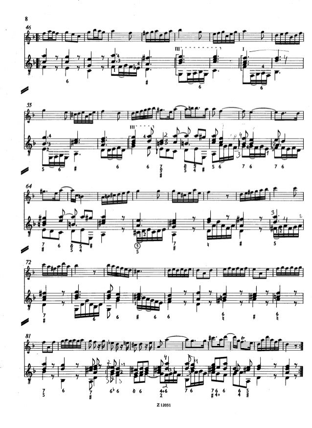 B Marcello Sonate Op 2 2 For Flute And Guitar