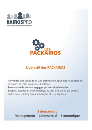  Réussir et valoriser ses entretiens Professionnels
 Clarifier son environnement R.H.
 Optimiser la formation professionnelle
 Plan d’intéressement et valorisation des équipes
 Préparer ses recrutements
 Manager les changements au sein des organisations
 Gérer le Document Unique et la pénibilité
 Manager avec performance son développement durable
 Environnement Certification ISO 9001 – 45001 – 14001
 E.R.P. et commission de sécurité
 +++
ECONOMIQUE
3 Domaines
MANAGEMENT
COMMERCIAL
 Valorisez sa contribution territoriale
 Ouvrir de nouveaux marchés ou lancement nouveaux produits
 Optimiser sa stratégie commerciale
 Dynamiser, motiver, engager ses équipes
 Optimiser votre encours clients
 Valoriser sa base de données clients
 Conforter ses prospections téléphoniques
 +++
 Préparer sa cession/transmission/reprise d’entreprise
 Conduite de projets
 Gérer sa protection sociale et patrimoniale
 Ingénierie et valorisation des rémunérations
 Pilotage et optimisation gestion entreprise
 +++
 