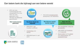 Een betere bank die bijdraagt aan een betere wereld
 