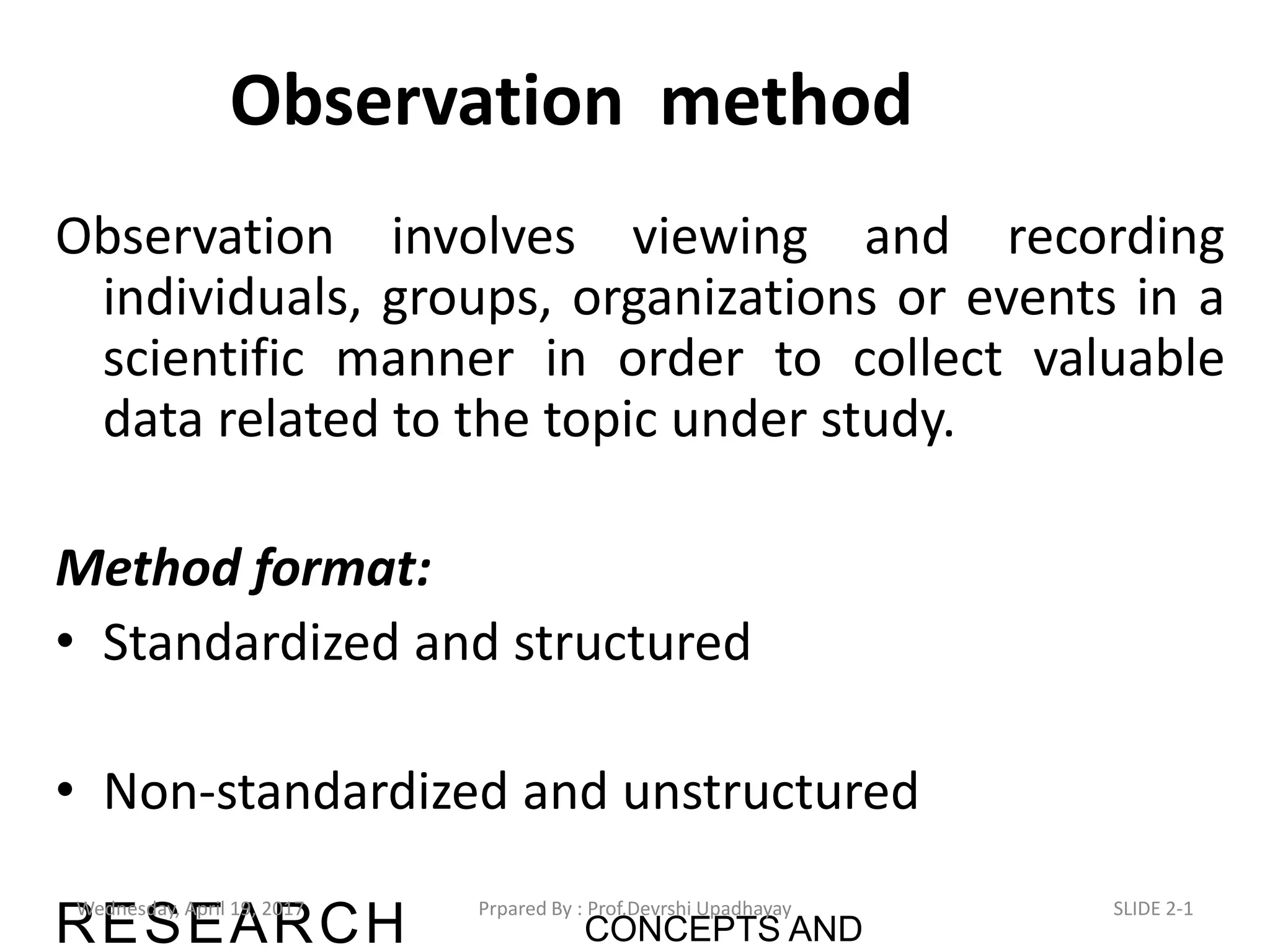 Qualitative methods of data collection ppt