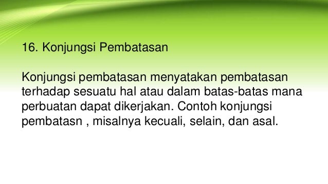 Pengertian Konjungsi Dan Macamnya