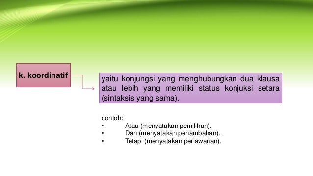 Pengertian Konjungsi Dan Macamnya