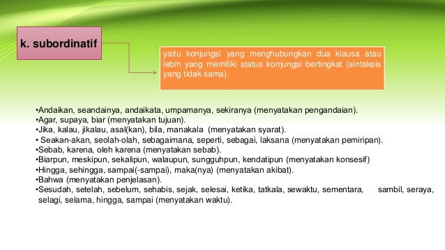 Pengertian Konjungsi Dan Macamnya