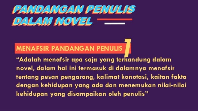 Bahasa Indonesia Pengertian Novel