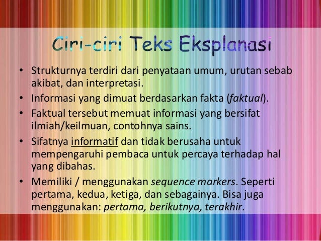 B Indonesia Teks Eksplanasi Pengertian Tujuan Ciri Ciri Struktur
