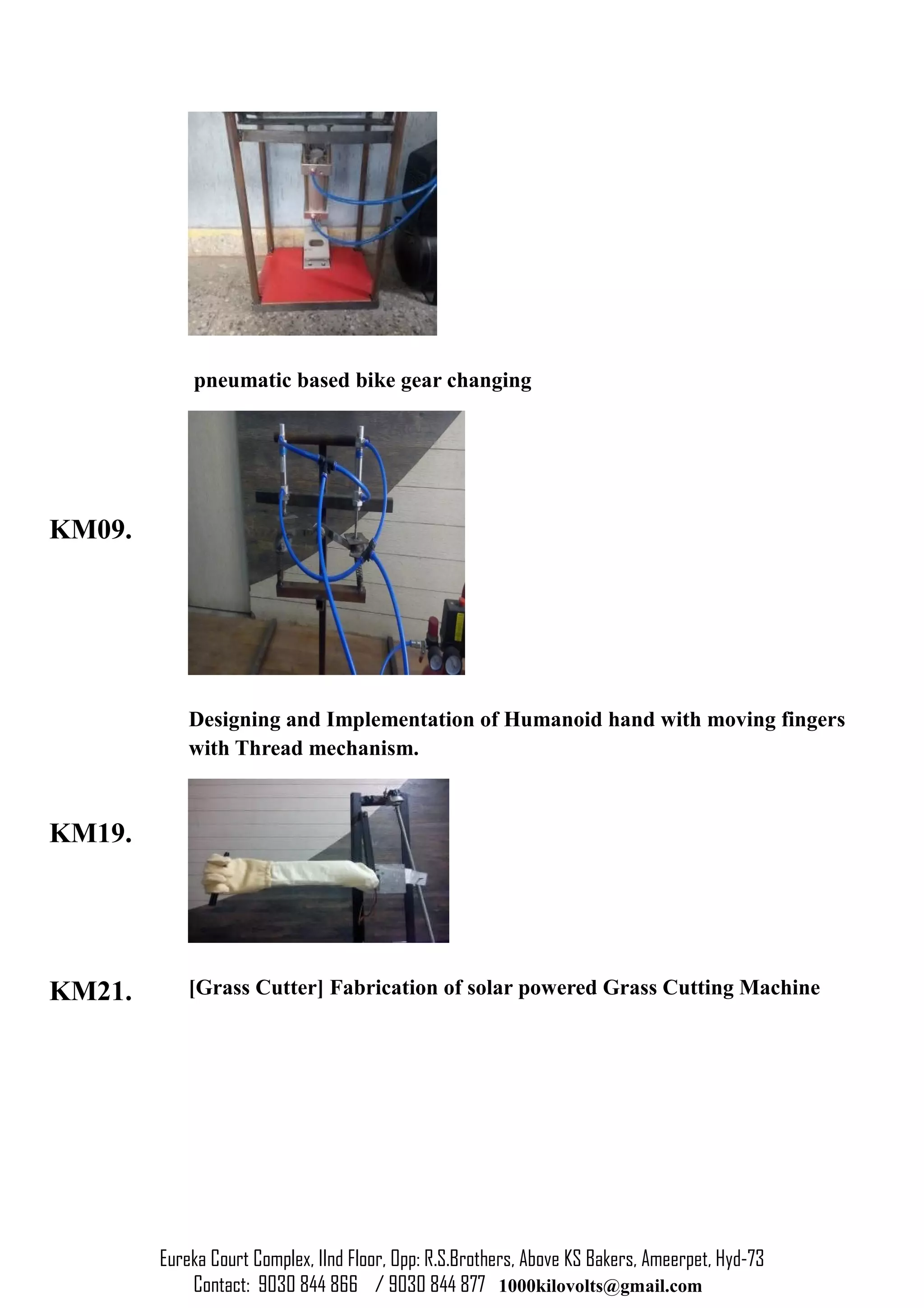 Mechanical Engineering Project Topics For Final Year Mechanical Doc