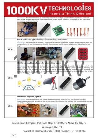 electronics engineering project topics for final year, iot projects | DOCX
