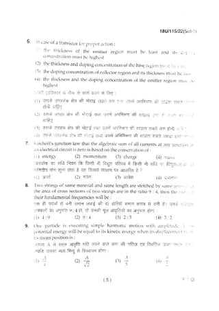 BHU UET 2018 B.Sc Biology Previous Question Paper