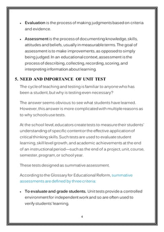 test construction in mathematics | DOCX