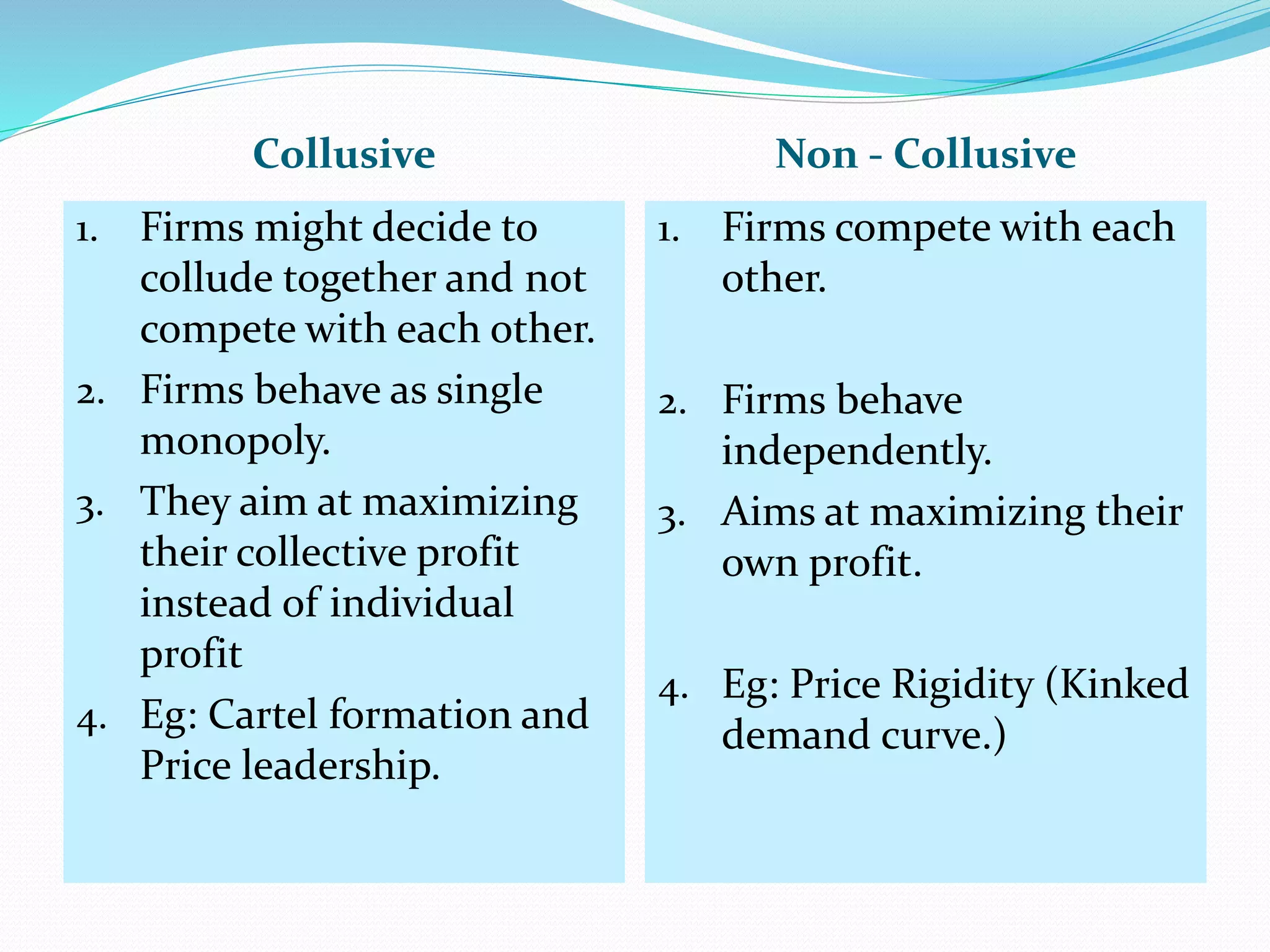 Oligopoly Market in Economics PPT | PPTX