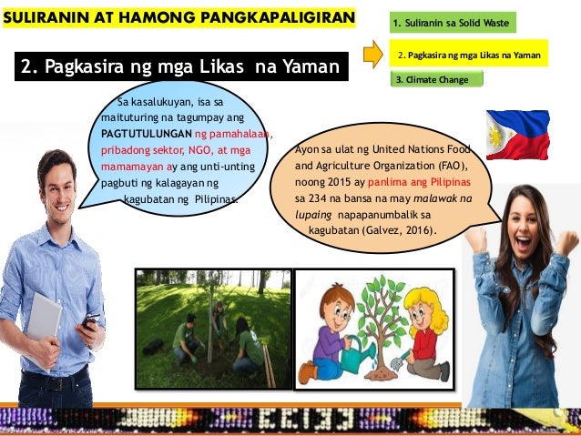 Kalagayang Pangkapligiran Ng Pilipinas Batay Sa Epekto At Pagtugon N