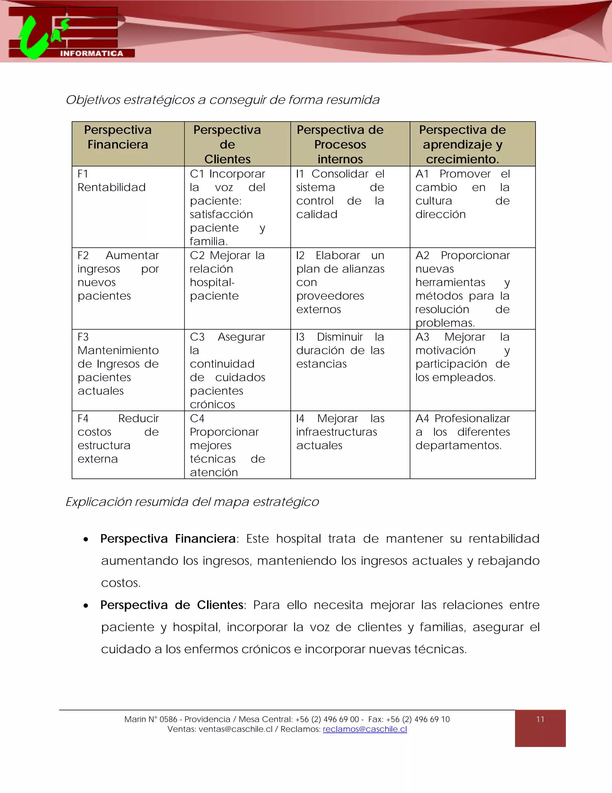 Balanced scorecard en un hospital publico | PDF