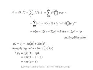 Binomial distribution Part 2 | PPTX